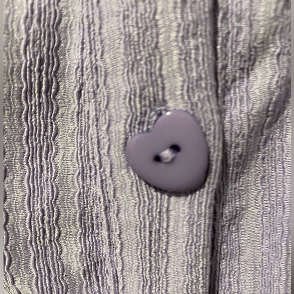 💜 SHEIN Shirt Dress with Heart Buttons - Picture 3 of 3